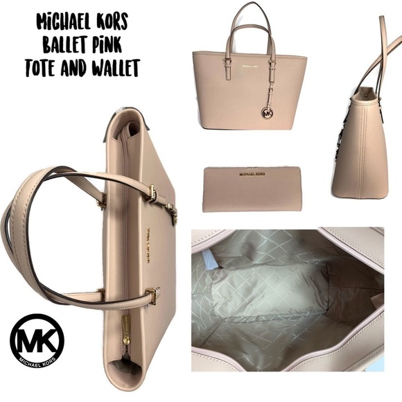 Michael Kors Ballet Pink Tote Bag and Wallet Set - Picture 6 of 6